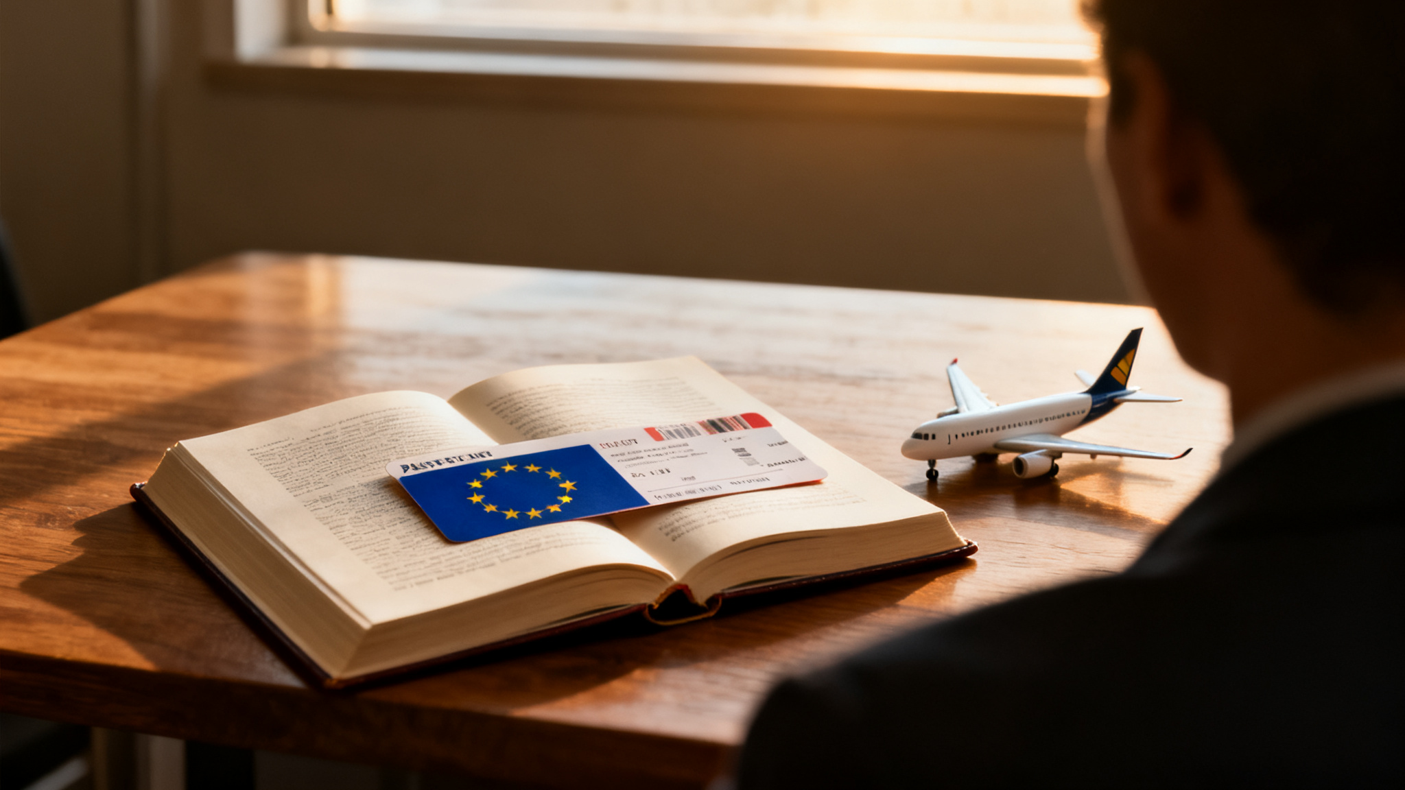 Prawa pasażera — księga z flagą UE