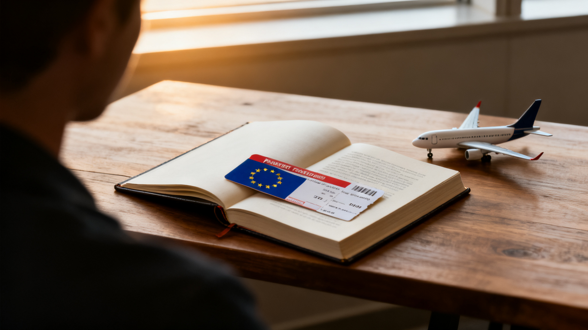 Prawa pasażera — księga z flagą UE