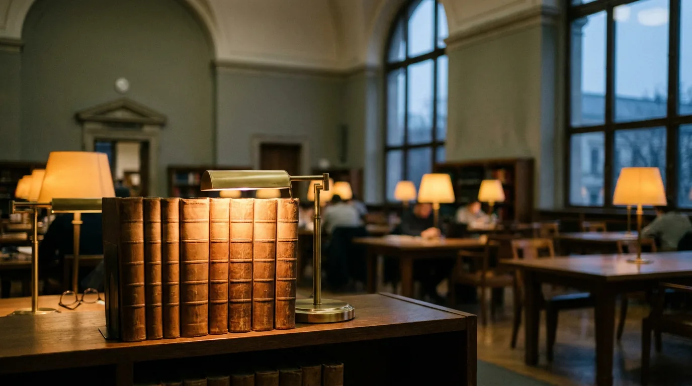 Reading room of a law library — Poznań-Ławica Flight Compensation (POZ)