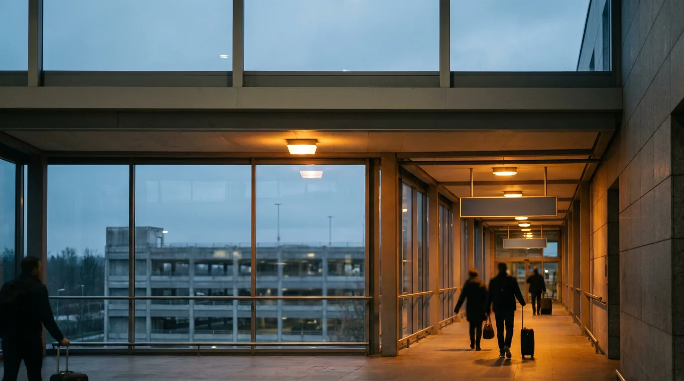 Interior of a European airport terminal — Kraków-Balice Flight Compensation (KRK)