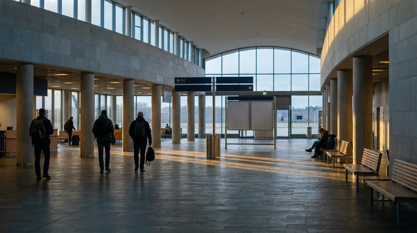 Interior of a European airport terminal — Gdańsk Lech Wałęsa Airport (GDN) Flight Compensation