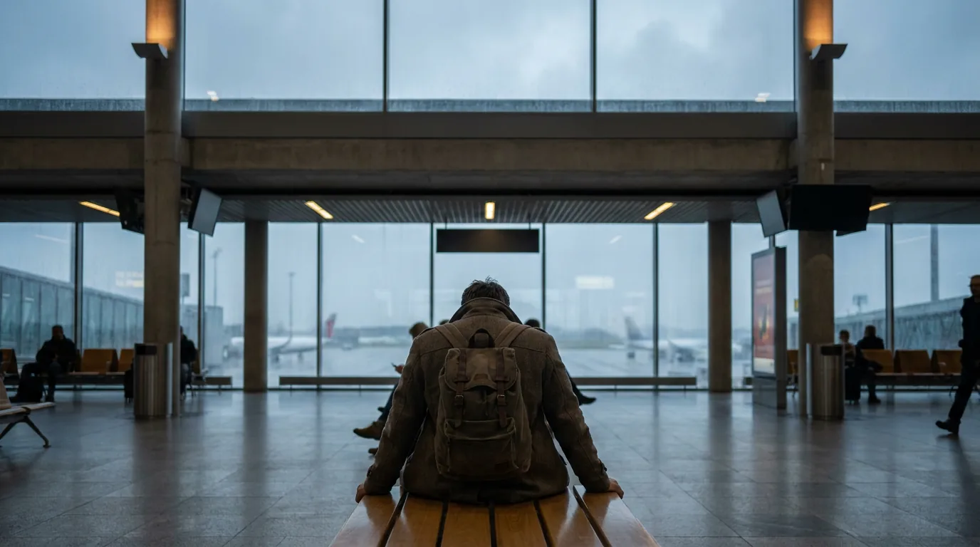 Waiting for a delayed flight in the terminal — Delayed Flight Compensation in Poland: How Much You Get…