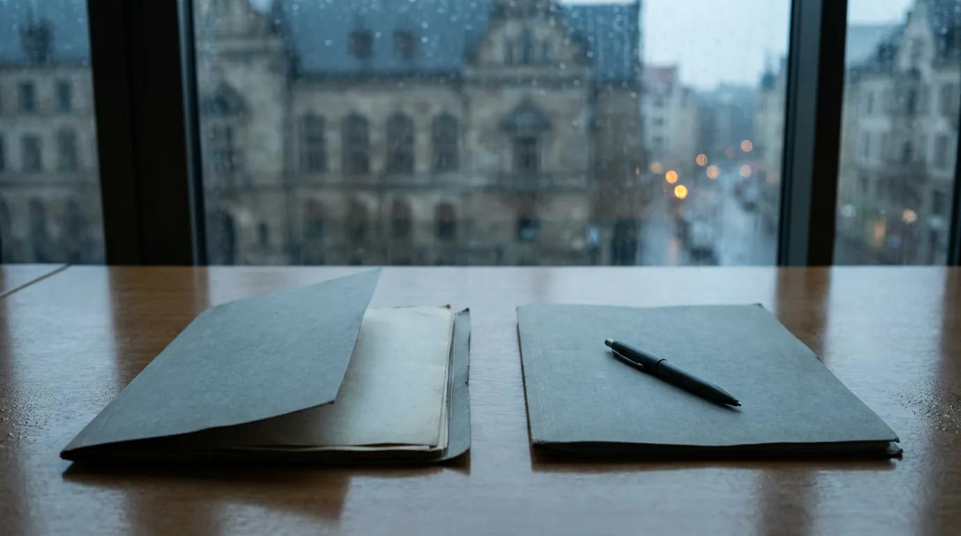 Two paper folders side by side on a desk — AirHelp Review for Poland (2026)